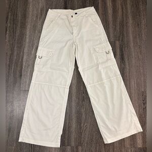 American eagle cream cargo pants